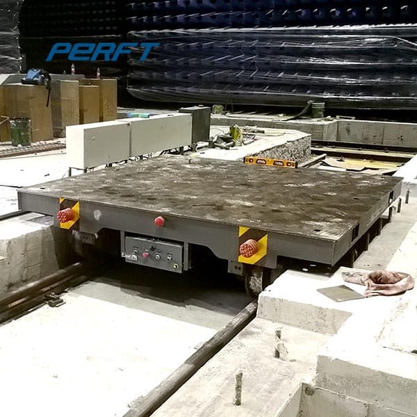 heavy load transfer car on cement floor 90 ton